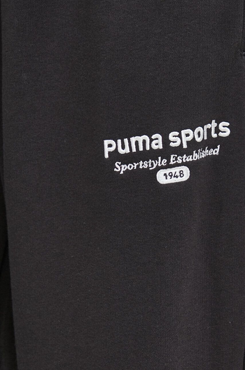 Puma Tepláky čierna farba jednofarebné - Pepit.sk