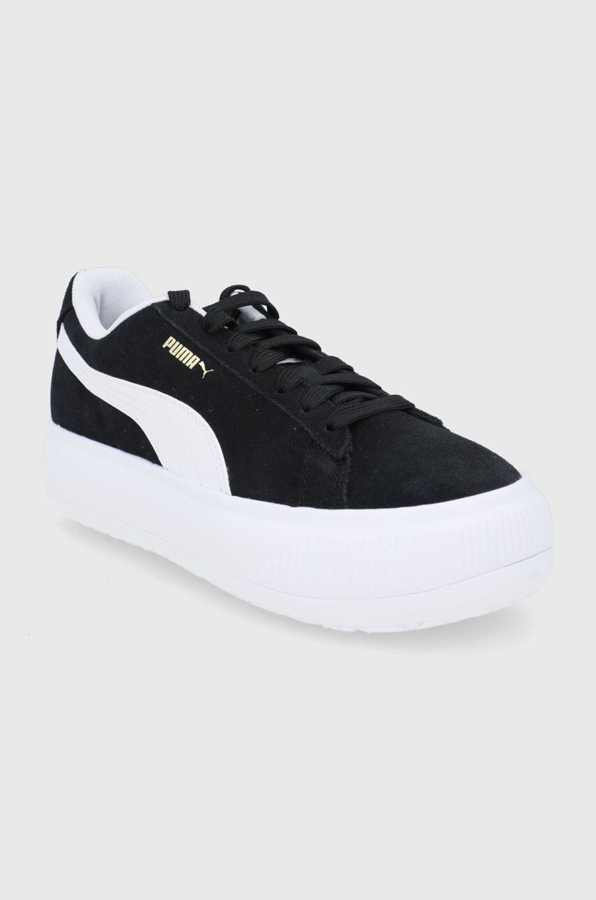 Puma Topánky Suede Mayu 380686-02 žltá farba na plochom podpätku - Pepit.sk