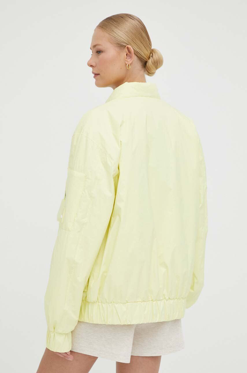 Rains Nepremokavá bunda 15530 Fuse Bomber Jacket žltá farba prechodná - Pepit.sk