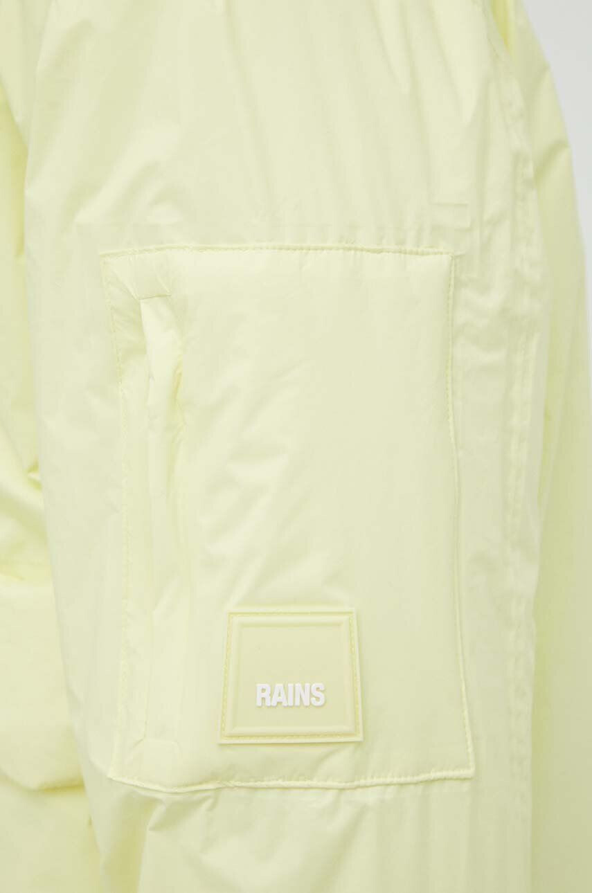 Rains Nepremokavá bunda 15530 Fuse Bomber Jacket žltá farba prechodná - Pepit.sk