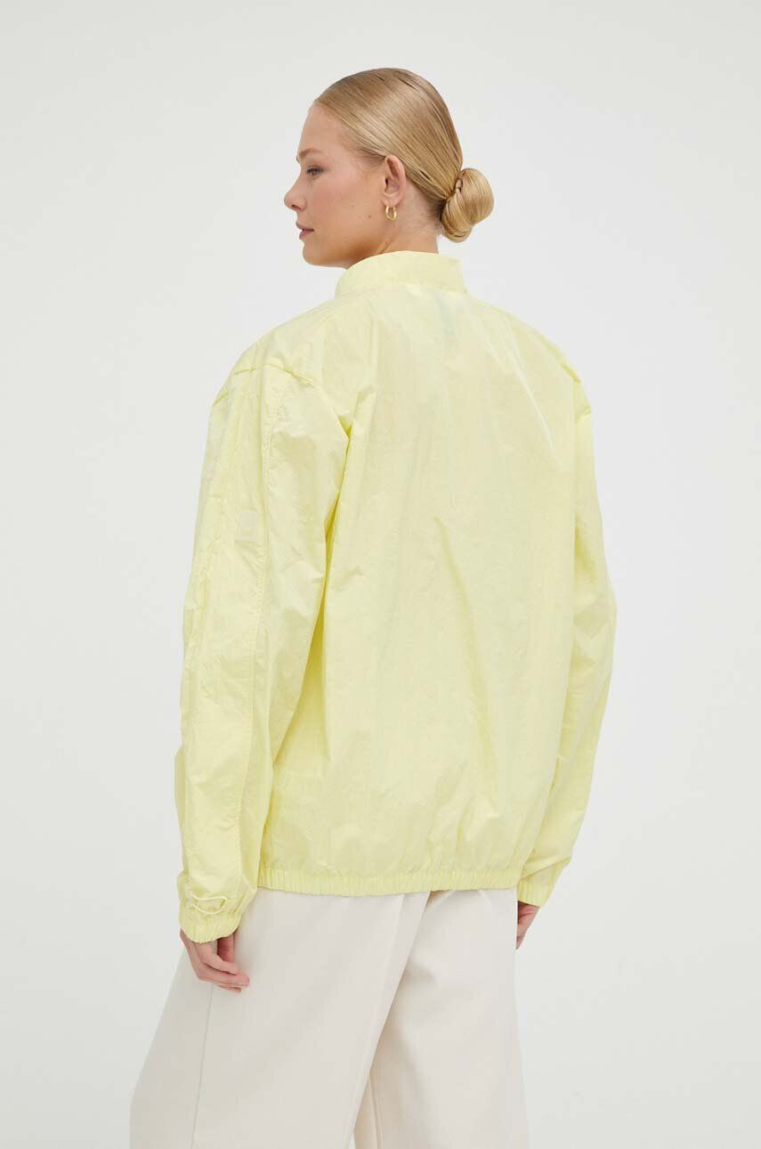 Rains Nepremokavá bunda 18960 Bomber Jacket žltá farba prechodná - Pepit.sk