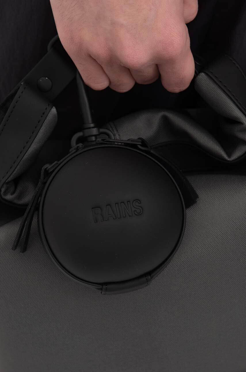 Rains Peňaženka Spin Bag Micro 12900-BLACK. čierna farba - Pepit.sk