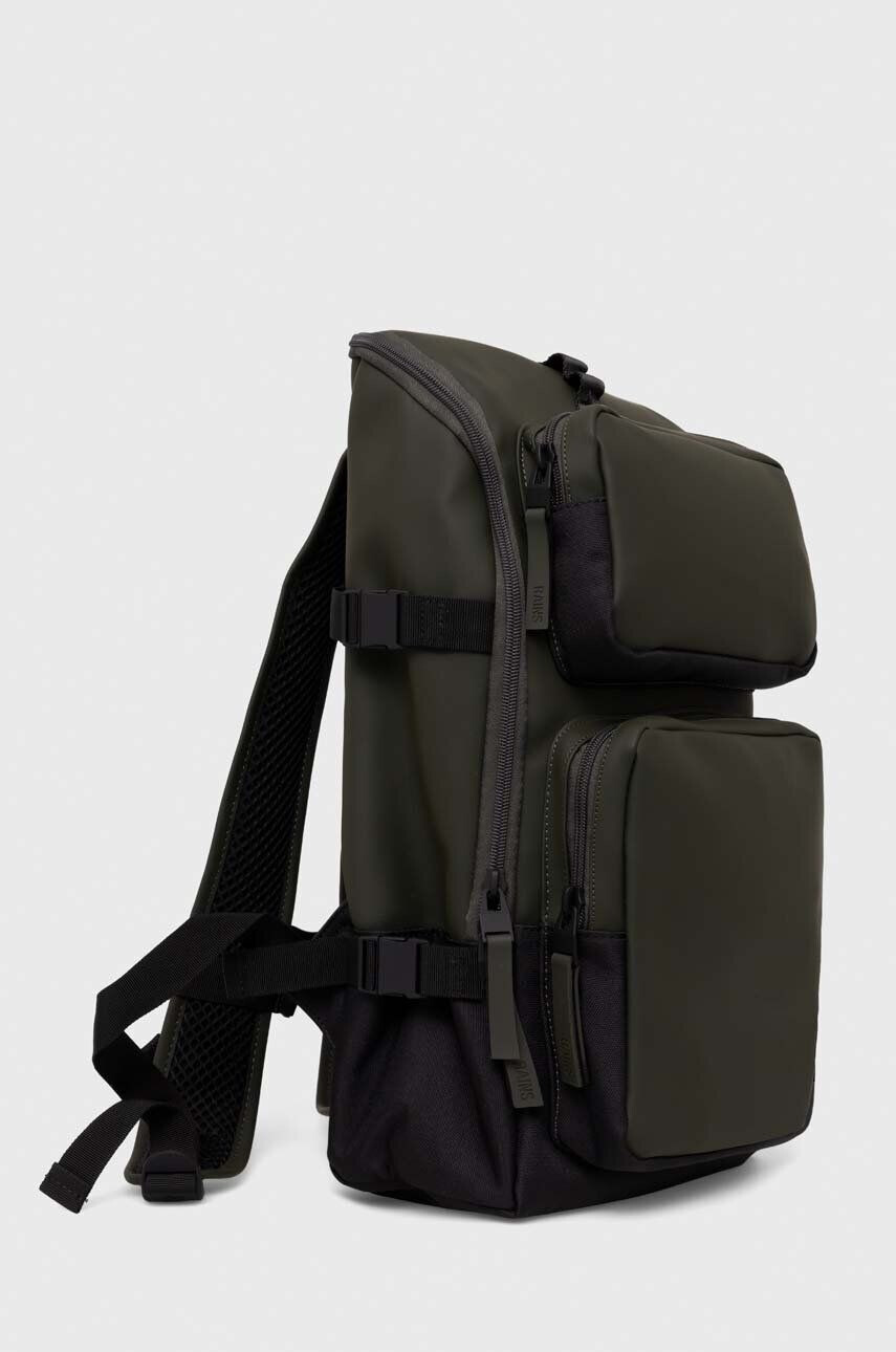 Rains Ruksak 14330 Backpacks zelená farba veľký jednofarebný - Pepit.sk