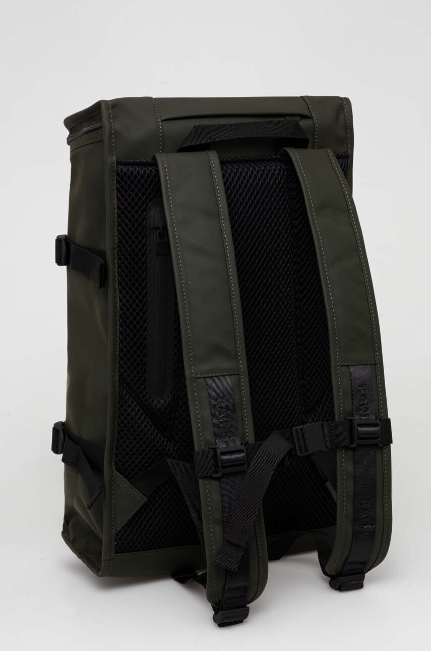 Rains Ruksak 14340 Backpacks zelená farba veľký jednofarebný - Pepit.sk