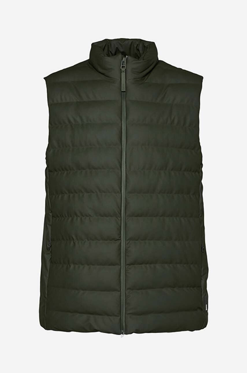 Rains Vesta Trekker Vest 15200 GREEN zelená farba prechodná - Pepit.sk