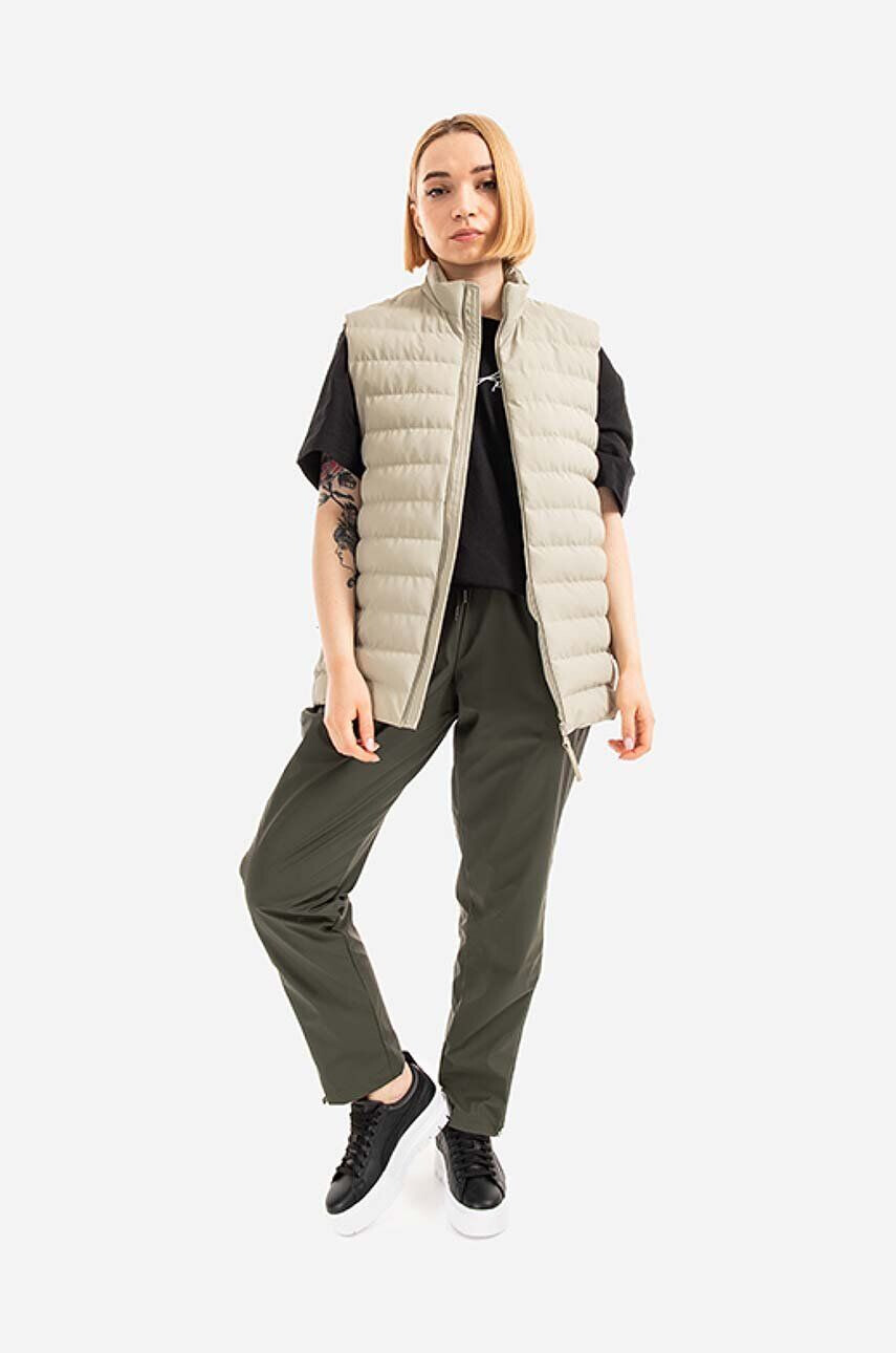 Rains Vesta Trekker Vest 15200 CEMENT šedá farba prechodná - Pepit.sk