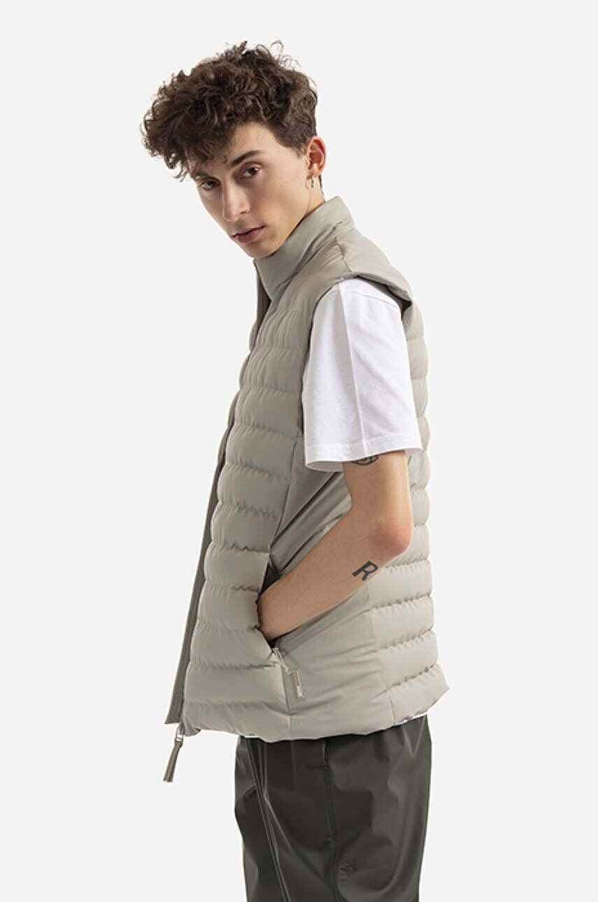 Rains Vesta Trekker Vest 15200 CEMENT šedá farba prechodná - Pepit.sk