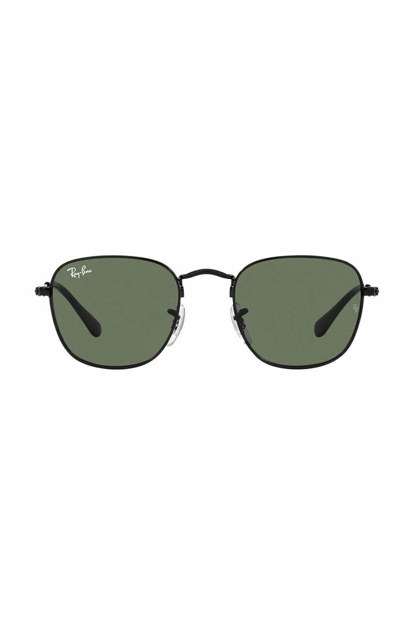 Ray-Ban Detské slnečné okuliare Frank Kids zelená farba 0RJ9557S - Pepit.sk