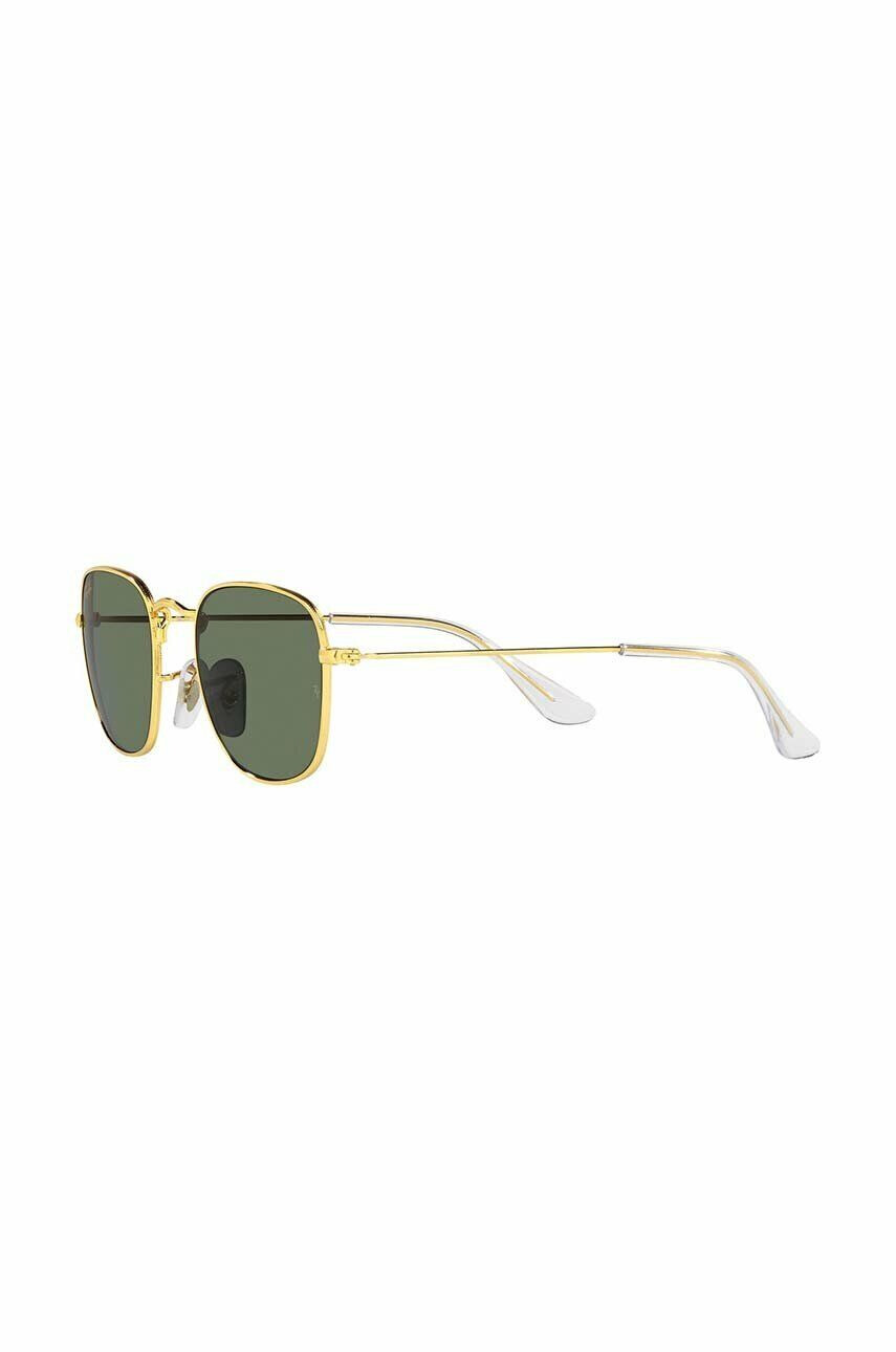 Ray-Ban Detské slnečné okuliare Frank Kids zelená farba 0RJ9557S - Pepit.sk