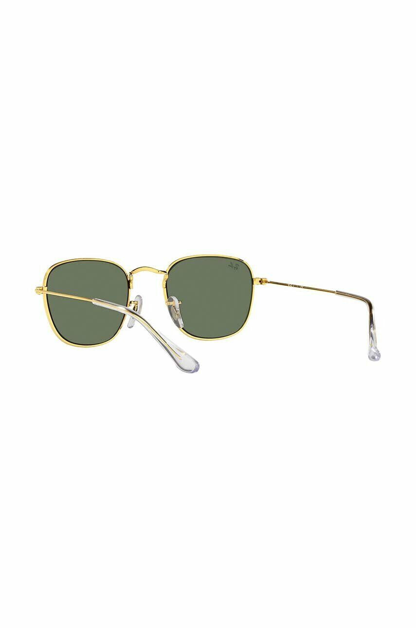 Ray-Ban Detské slnečné okuliare Frank Kids zelená farba 0RJ9557S - Pepit.sk