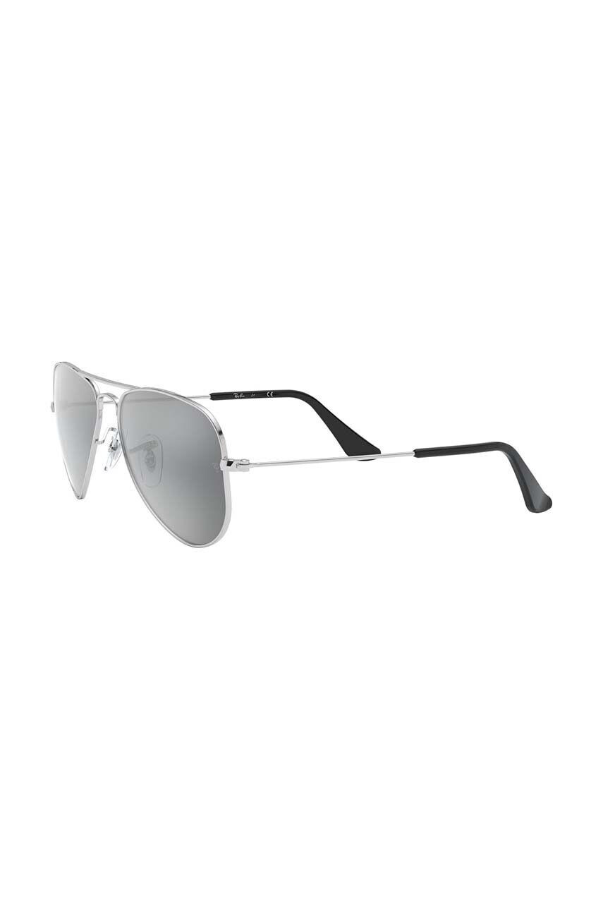 Ray-Ban Detské slnečné okuliare Junior Aviator šedá farba 0RJ9506S-Lustrzane - Pepit.sk