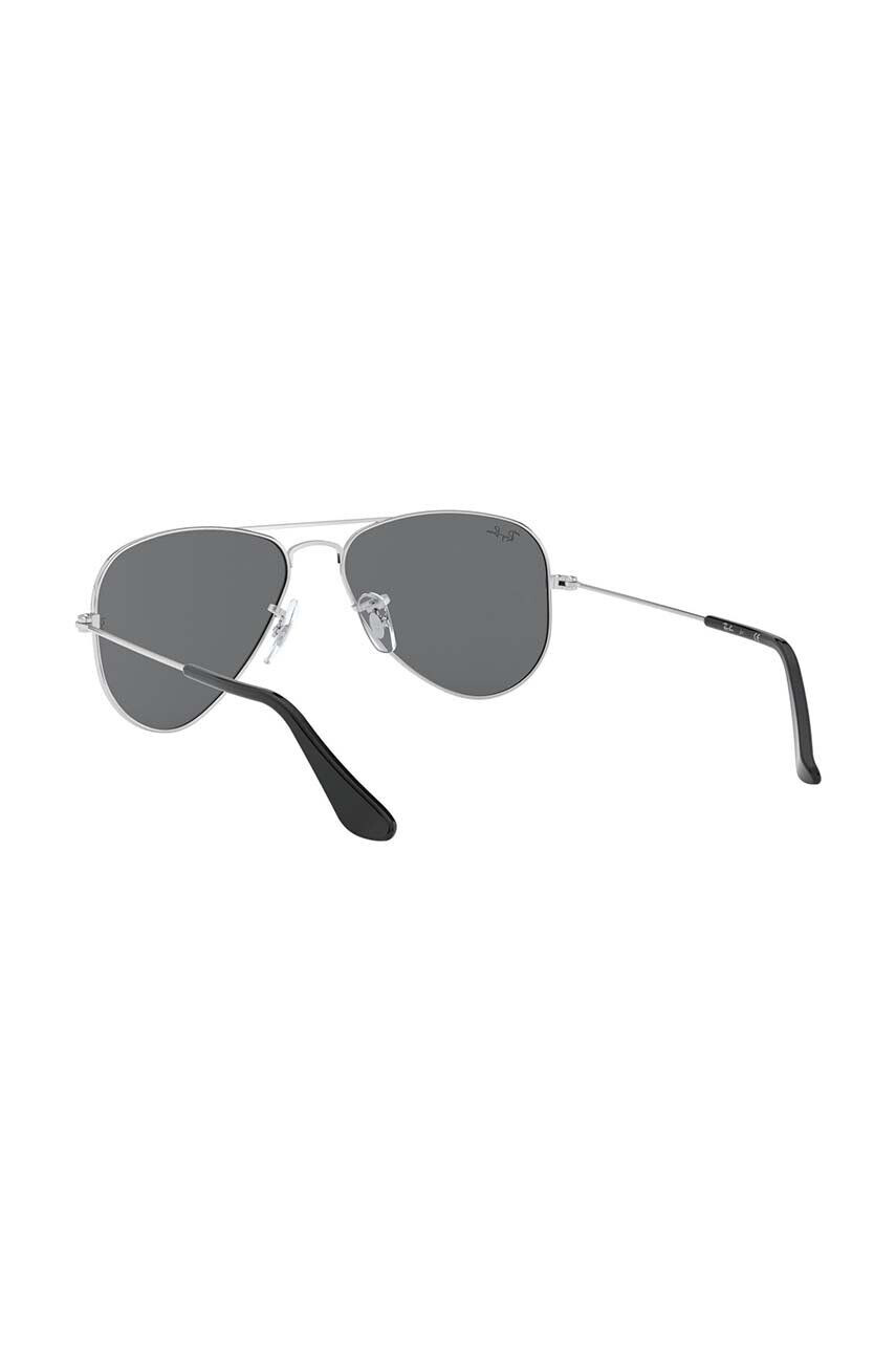 Ray-Ban Detské slnečné okuliare Junior Aviator šedá farba 0RJ9506S-Lustrzane - Pepit.sk