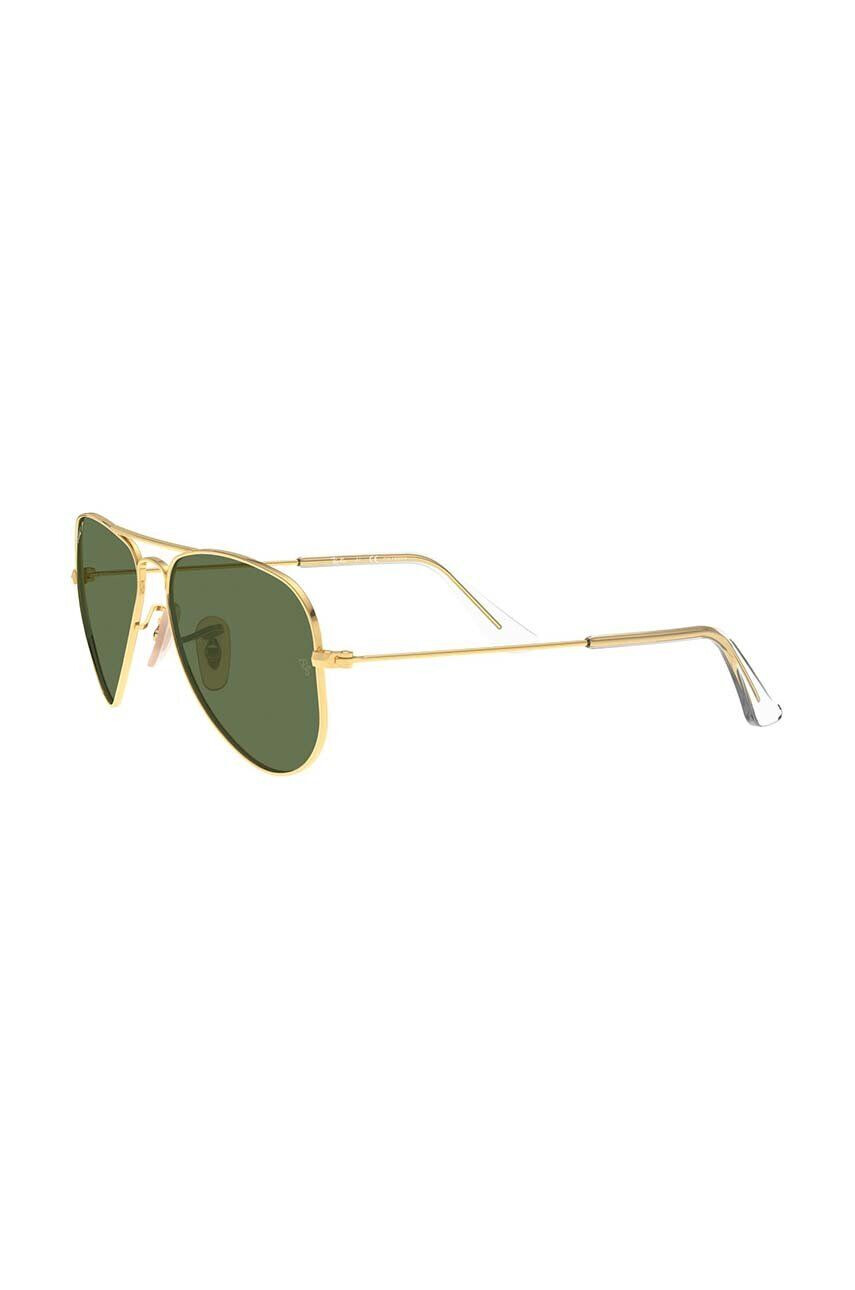 Ray-Ban Detské slnečné okuliare Junior Aviator zelená farba 0RJ9506S-Polarized - Pepit.sk