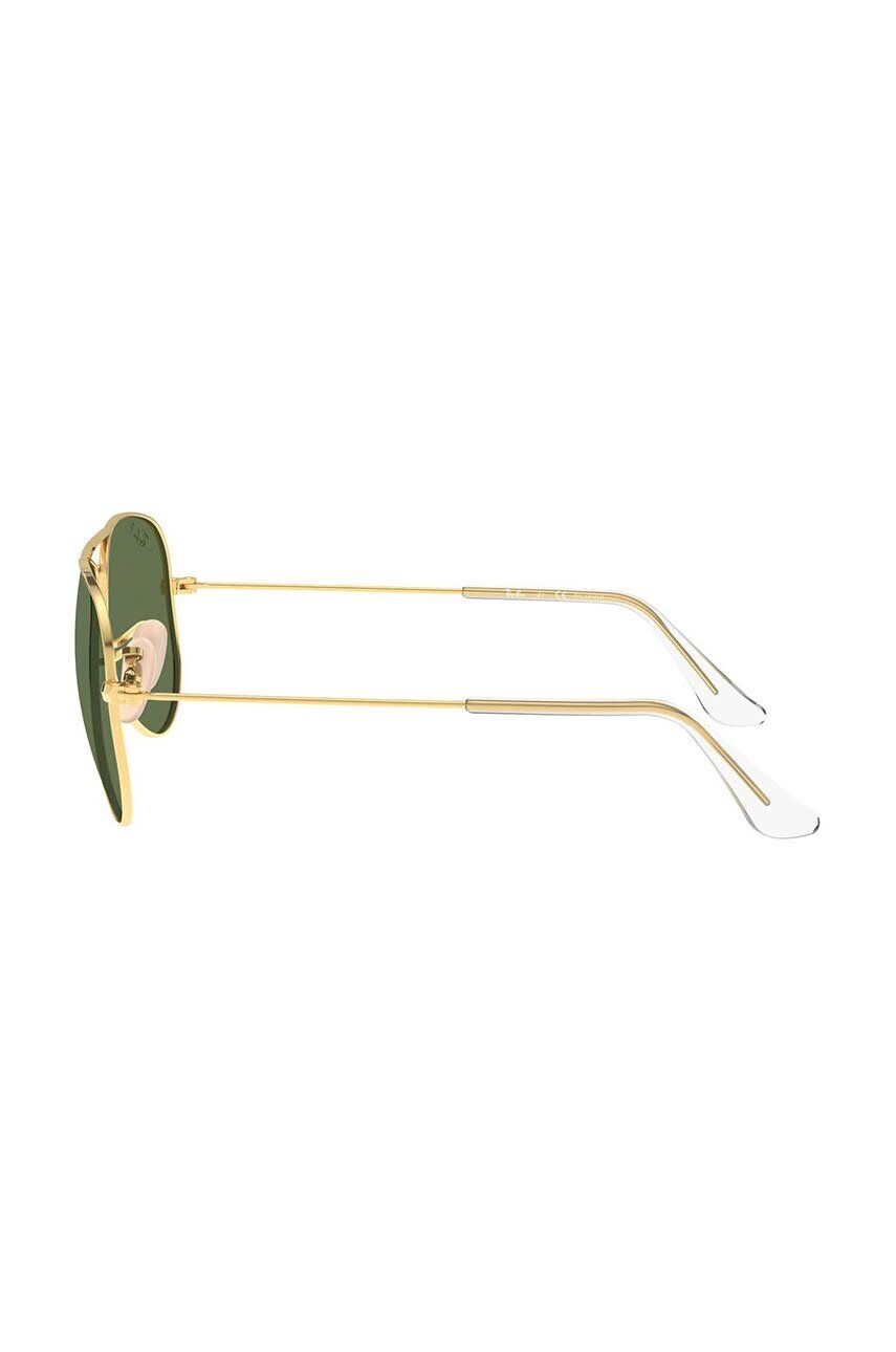 Ray-Ban Detské slnečné okuliare Junior Aviator zelená farba 0RJ9506S-Polarized - Pepit.sk