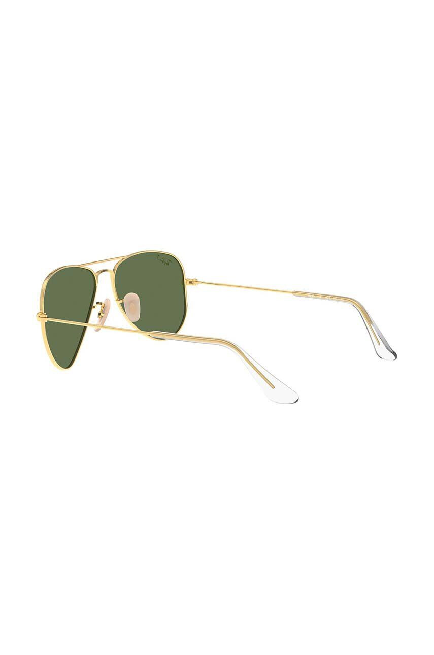 Ray-Ban Detské slnečné okuliare Junior Aviator zelená farba 0RJ9506S-Polarized - Pepit.sk