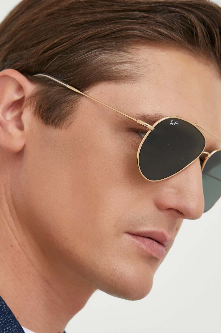 Ray-Ban Slnečné okuliare 0RBR0101S zlatá farba - Pepit.sk