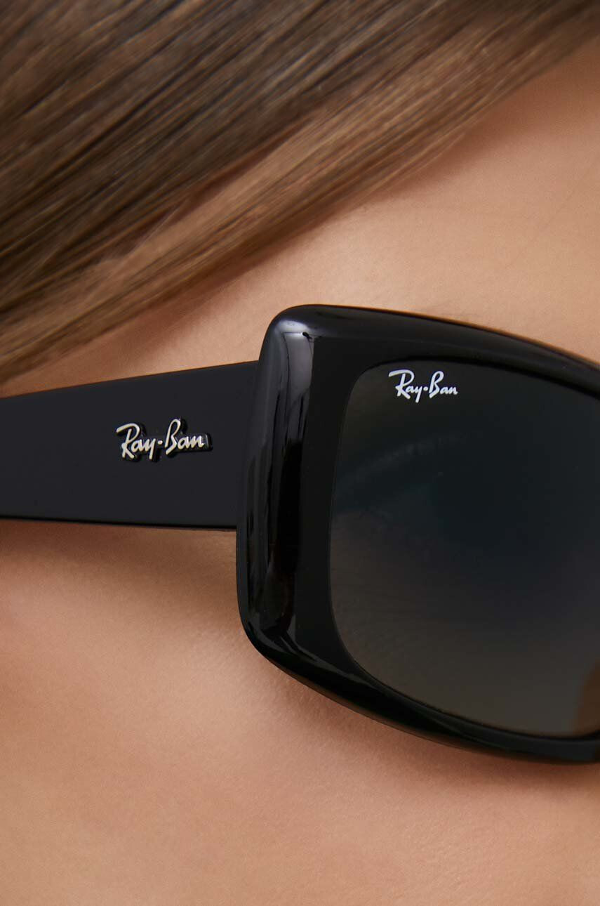 Ray-Ban Slnečné okuliare dámske čierna farba - Pepit.sk