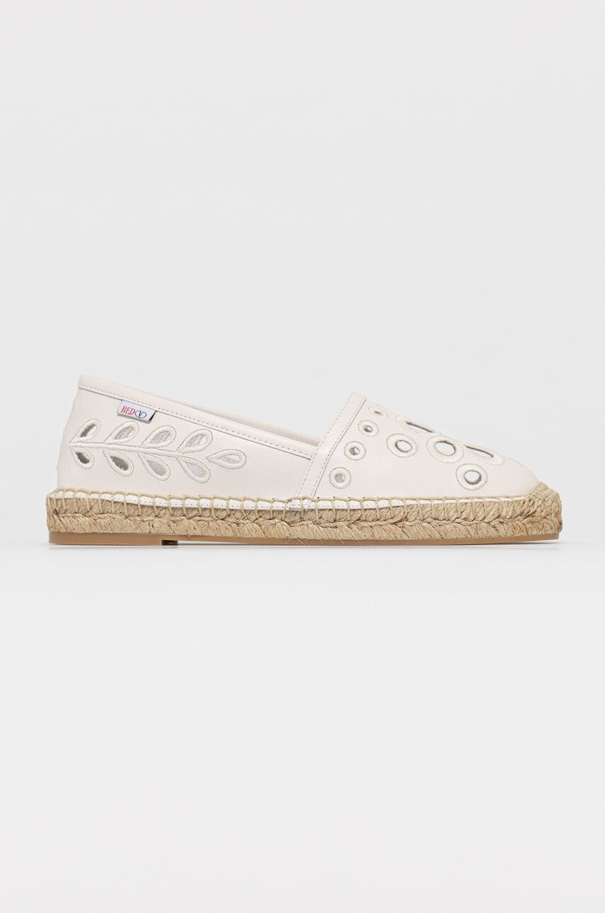 Red Valentino Kožené espadrilky - Pepit.sk