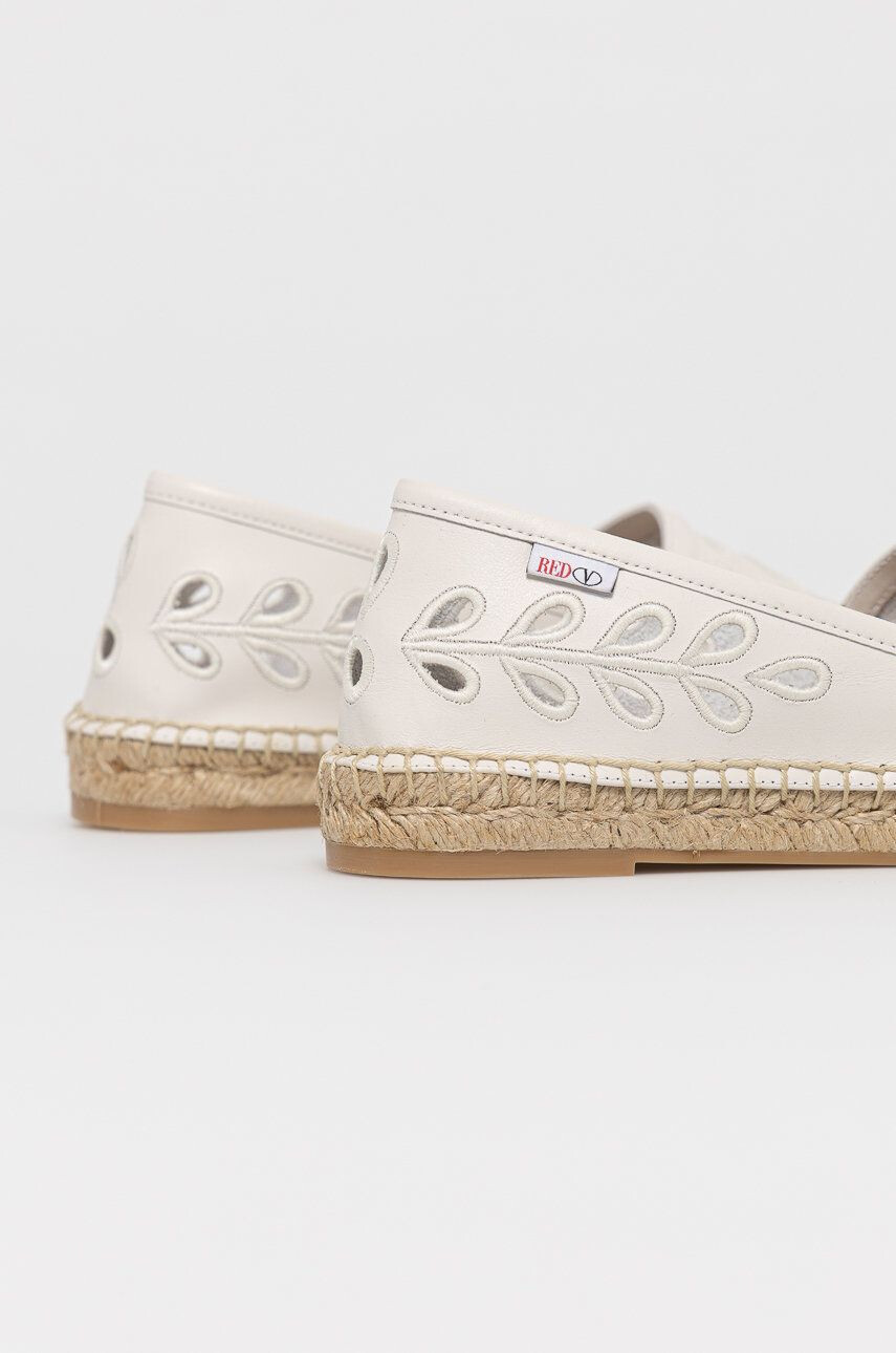 Red Valentino Kožené espadrilky - Pepit.sk