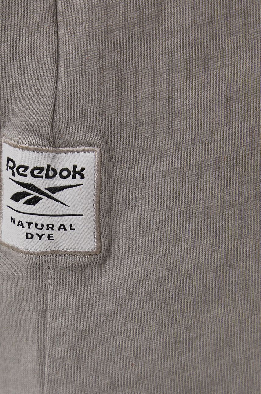 Reebok Classic Bavlnené tričko HB5966 šedá farba jednofarebné - Pepit.sk