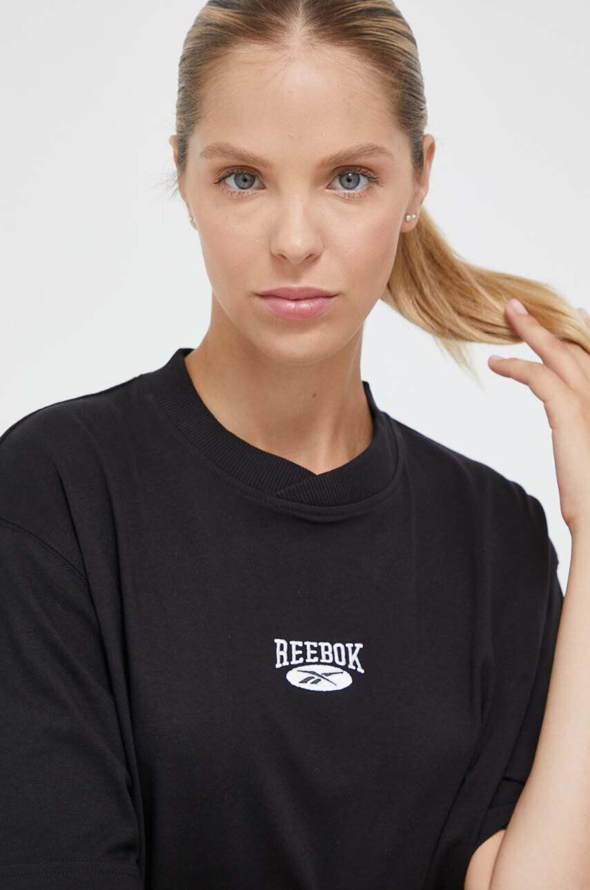 Reebok Classic Bavlnené tričko béžová farba jednofarebný - Pepit.sk