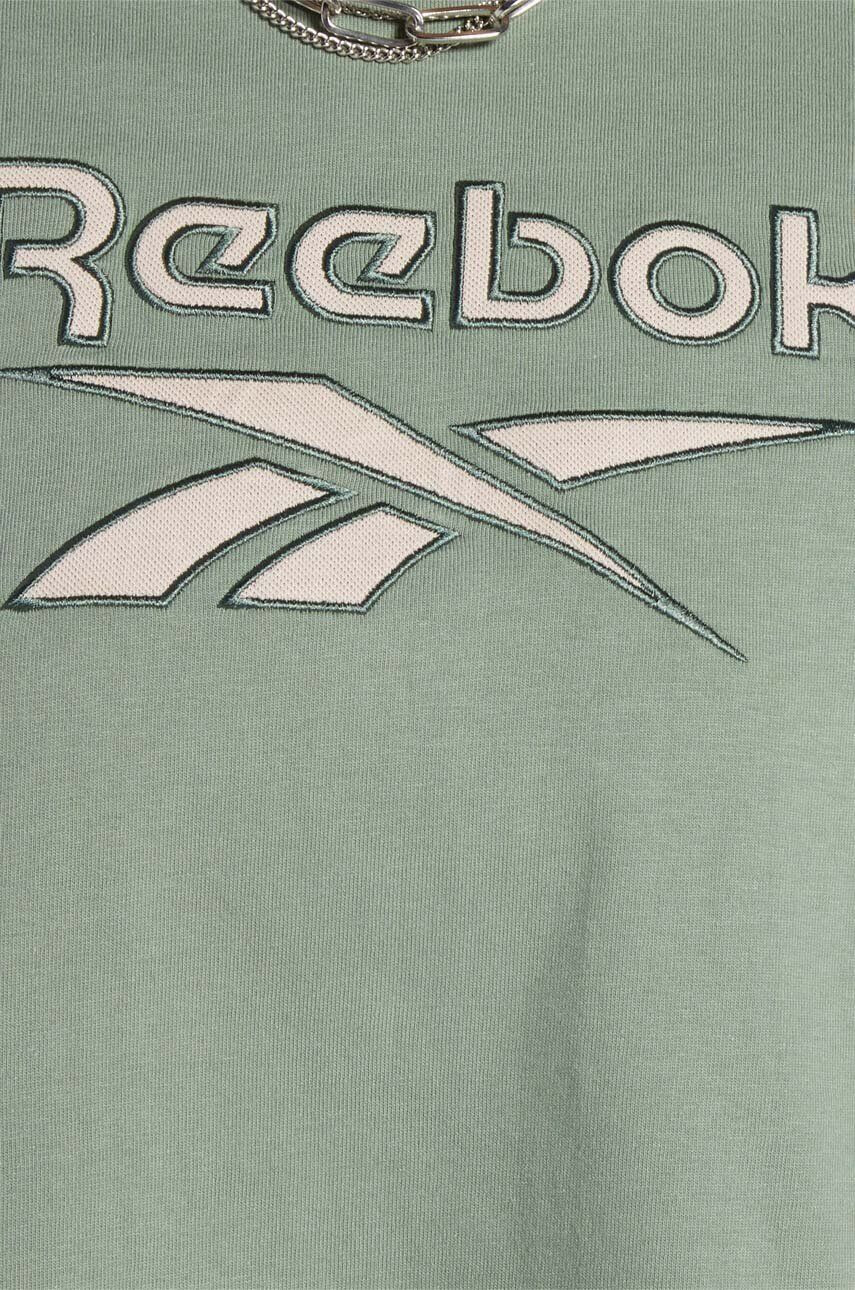 Reebok Classic Bavlnené tričko IC0193-green zelená farba - Pepit.sk