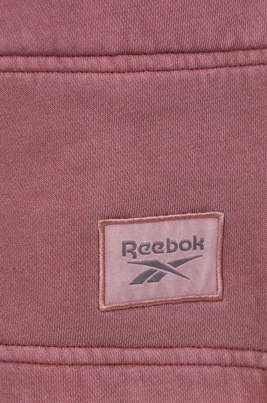 Reebok Classic Šortky pánske bordová farba - Pepit.sk