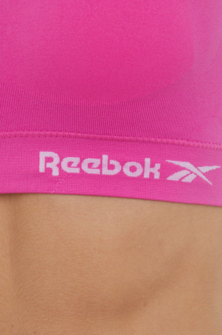 Reebok Podprsenka F9776 ružová farba jednofarebná - Pepit.sk