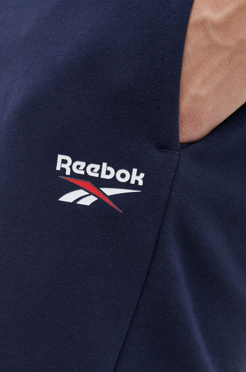 Reebok Šortky pánske tmavomodrá farba - Pepit.sk