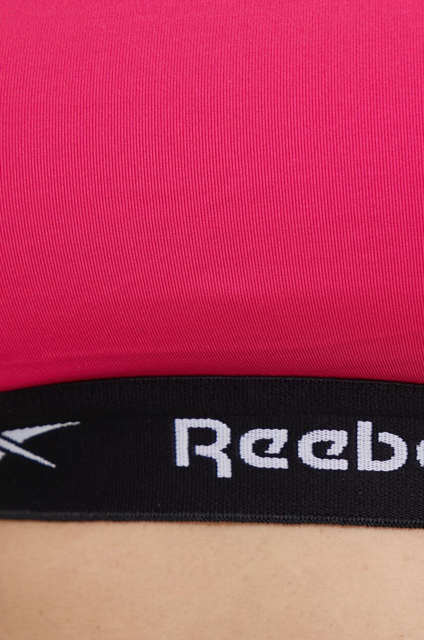 Reebok Športová podprsenka U4.F9687 ružová farba jednofarebná - Pepit.sk