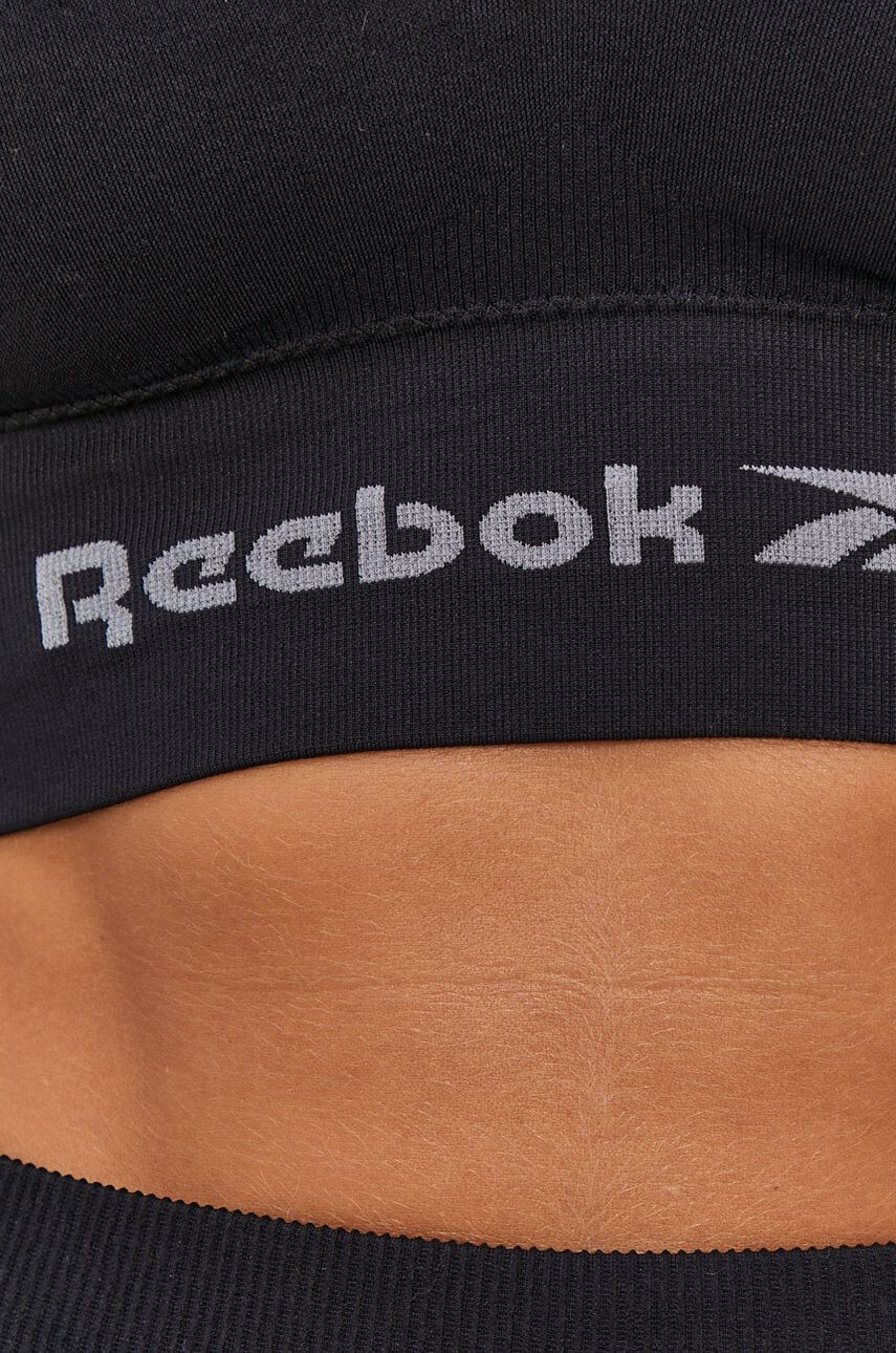 Reebok Športová podprsenka Running Essentials čierna farba jednofarebná - Pepit.sk