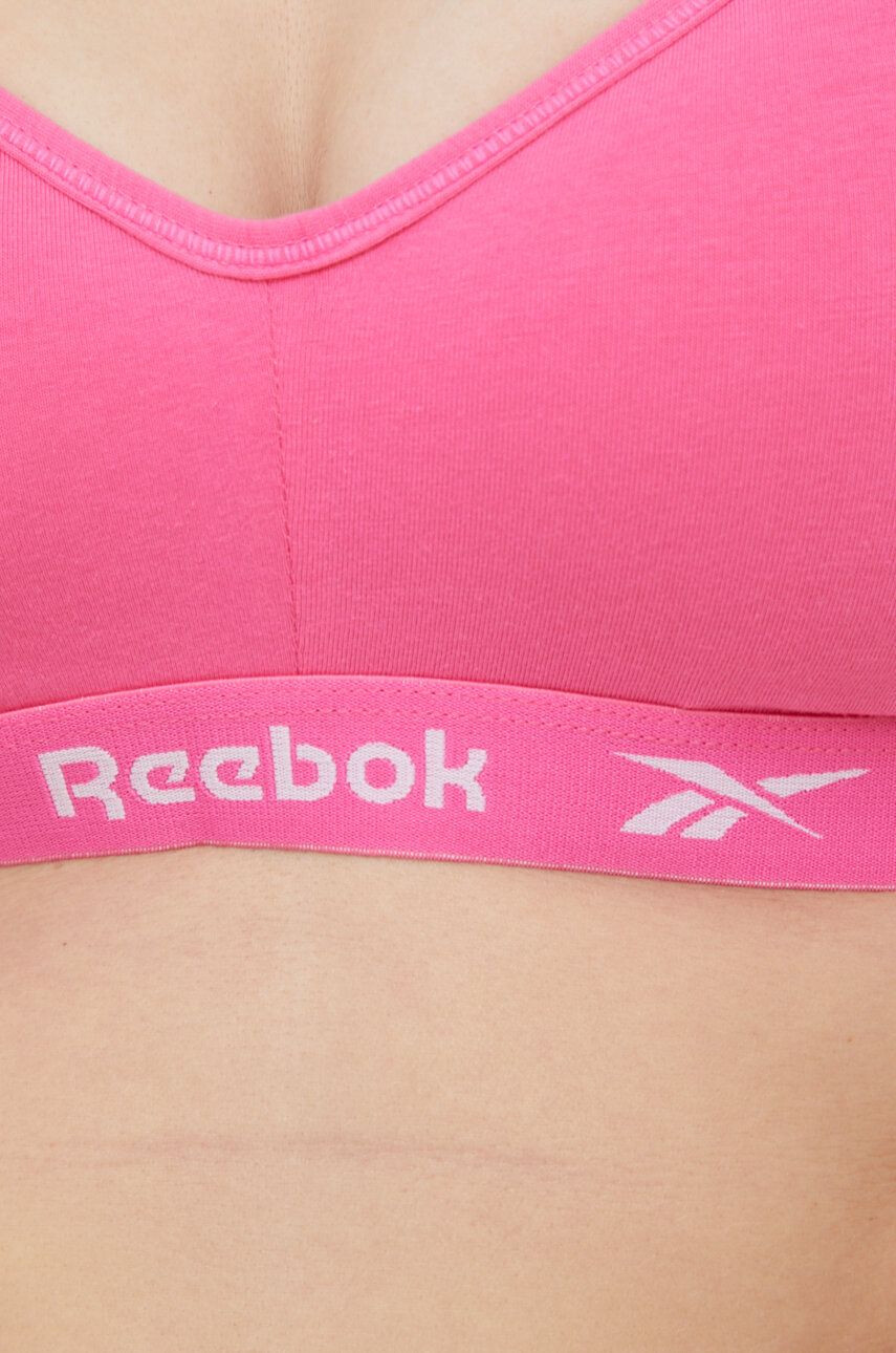 Reebok Športová podprsenka F9793 ružová farba jednofarebná - Pepit.sk