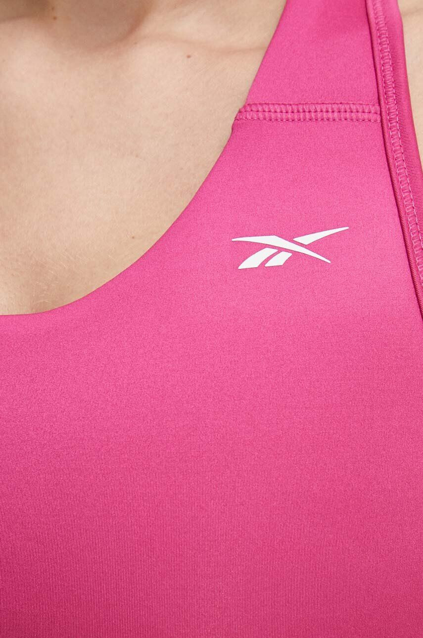 Reebok Športová podprsenka Identity Training ružová farba jednofarebná - Pepit.sk