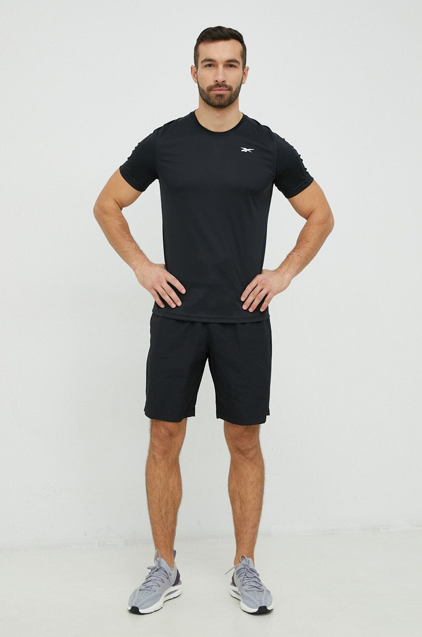 Reebok Tréningové šortky Training Essentials Utility pánske čierna farba - Pepit.sk