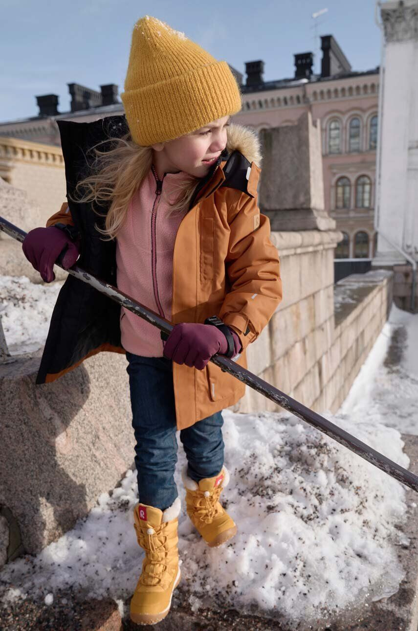 Reima Detská bunda oranžová farba - Pepit.sk