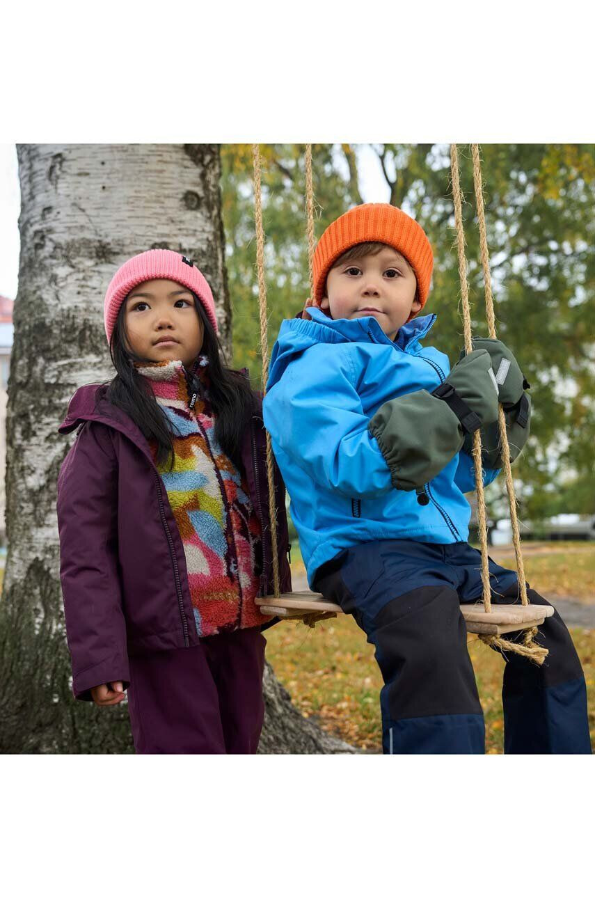 Reima Detská mikina Turkkinen fialová farba vzorovaná - Pepit.sk