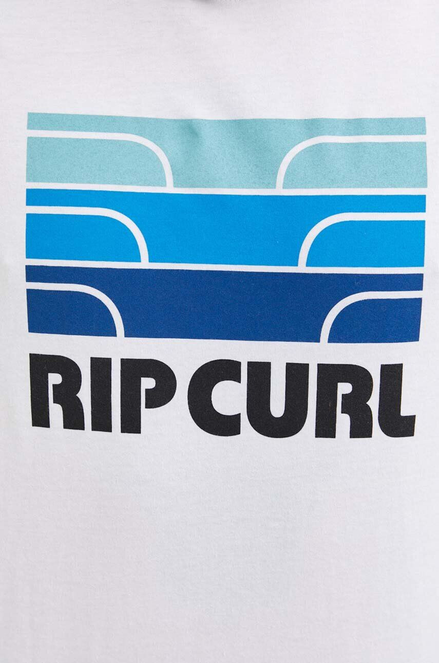 Rip Curl Bavlnené tričko biela farba s potlačou - Pepit.sk