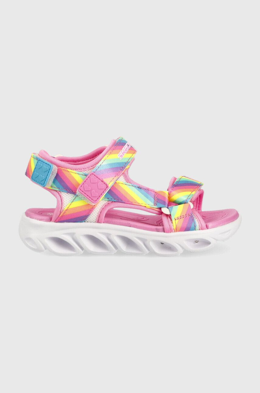 Skechers Detské sandále Hypno-Splash Rainbow Lights - Pepit.sk