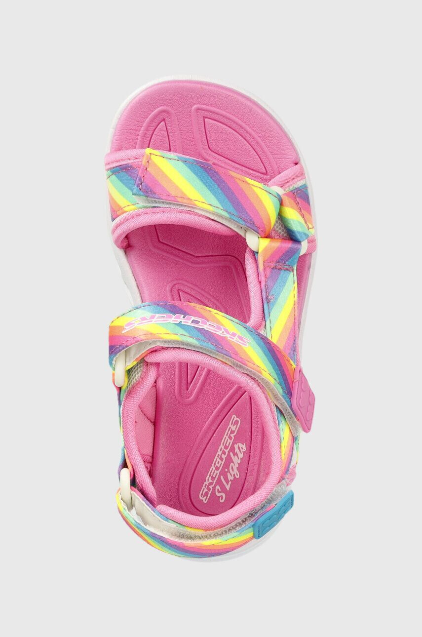 Skechers Detské sandále Hypno-Splash Rainbow Lights - Pepit.sk