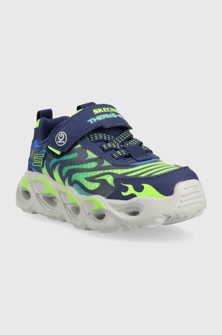 Skechers Detské tenisky Thermo-Flash tmavomodrá farba - Pepit.sk