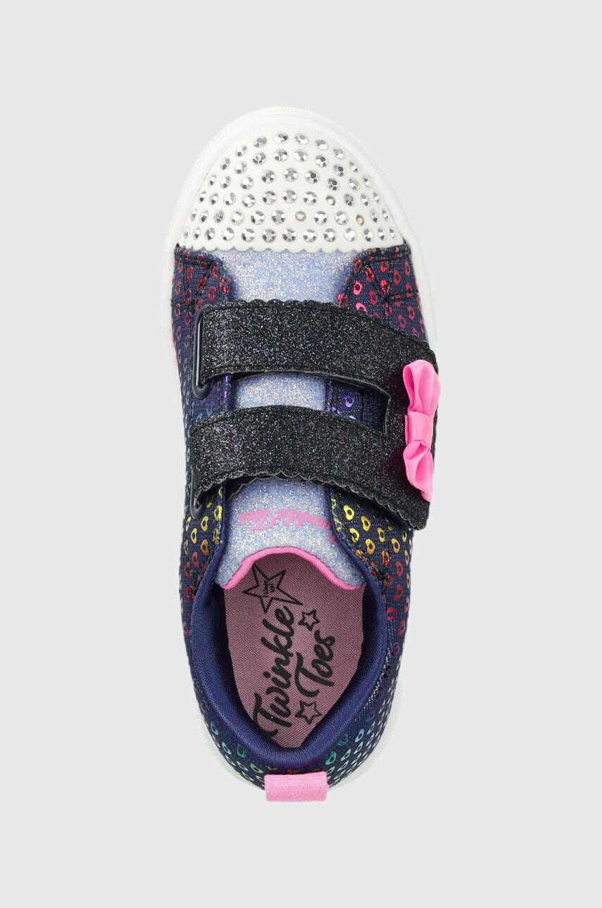 Skechers Detské tenisky Twinkle Sparks Heart Dreamer tmavomodrá farba - Pepit.sk