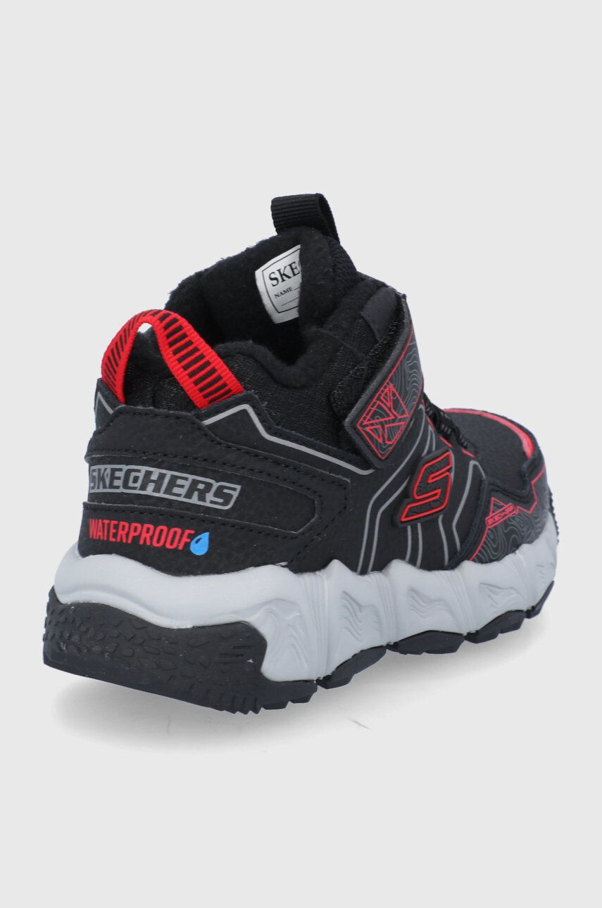 Skechers Detské topánky čierna farba - Pepit.sk