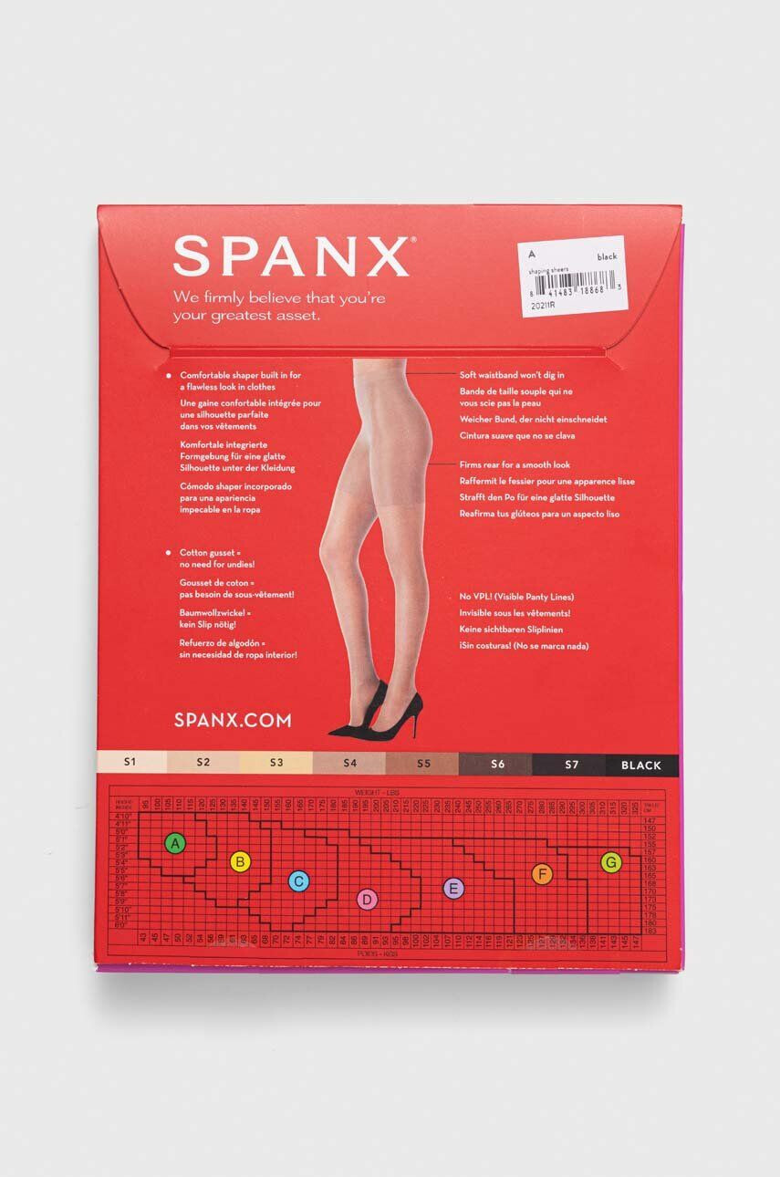 Spanx Tvarujúce pančuchové nohavice čierna farba - Pepit.sk