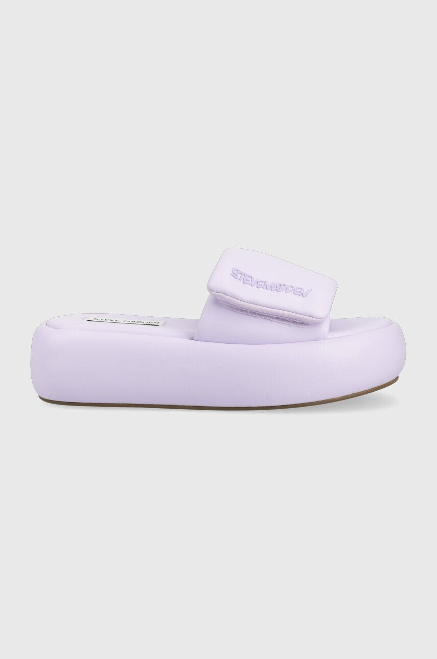 Steve Madden Šľapky Swoosh dámske fialová farba na platforme SM11002446 - Pepit.sk