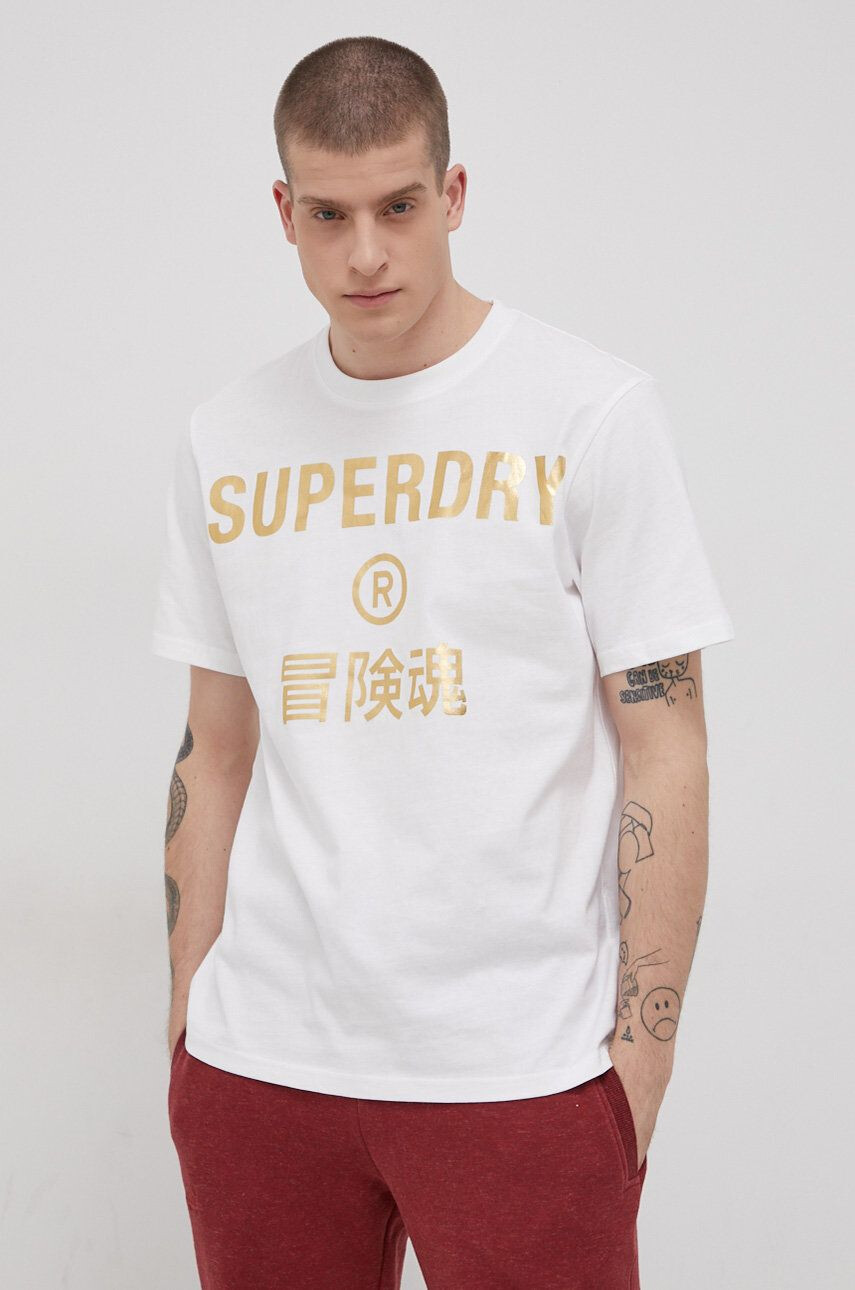 Superdry Bavlnené tričko - Pepit.sk