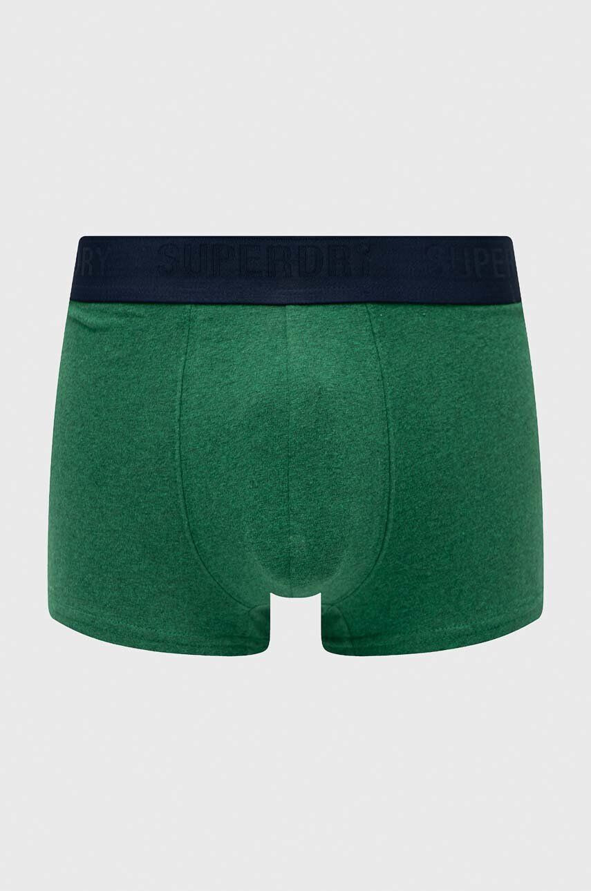 Superdry Boxerky 3-pak pánske tmavomodrá farba - Pepit.sk