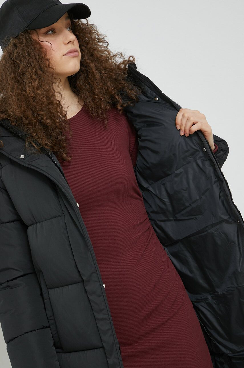 Superdry Bunda dámska čierna farba zimná oversize - Pepit.sk