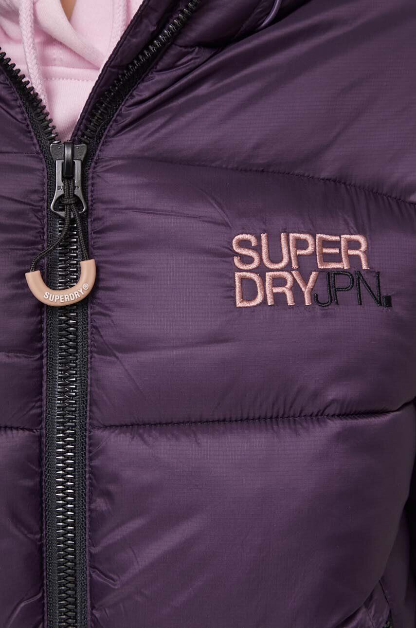 Superdry Bunda pánska zelená farba prechodná - Pepit.sk