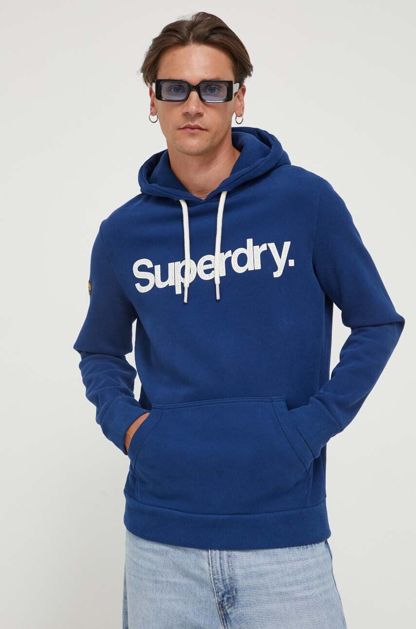 Superdry Mikina pánska s kapucňou s potlačou - Pepit.sk