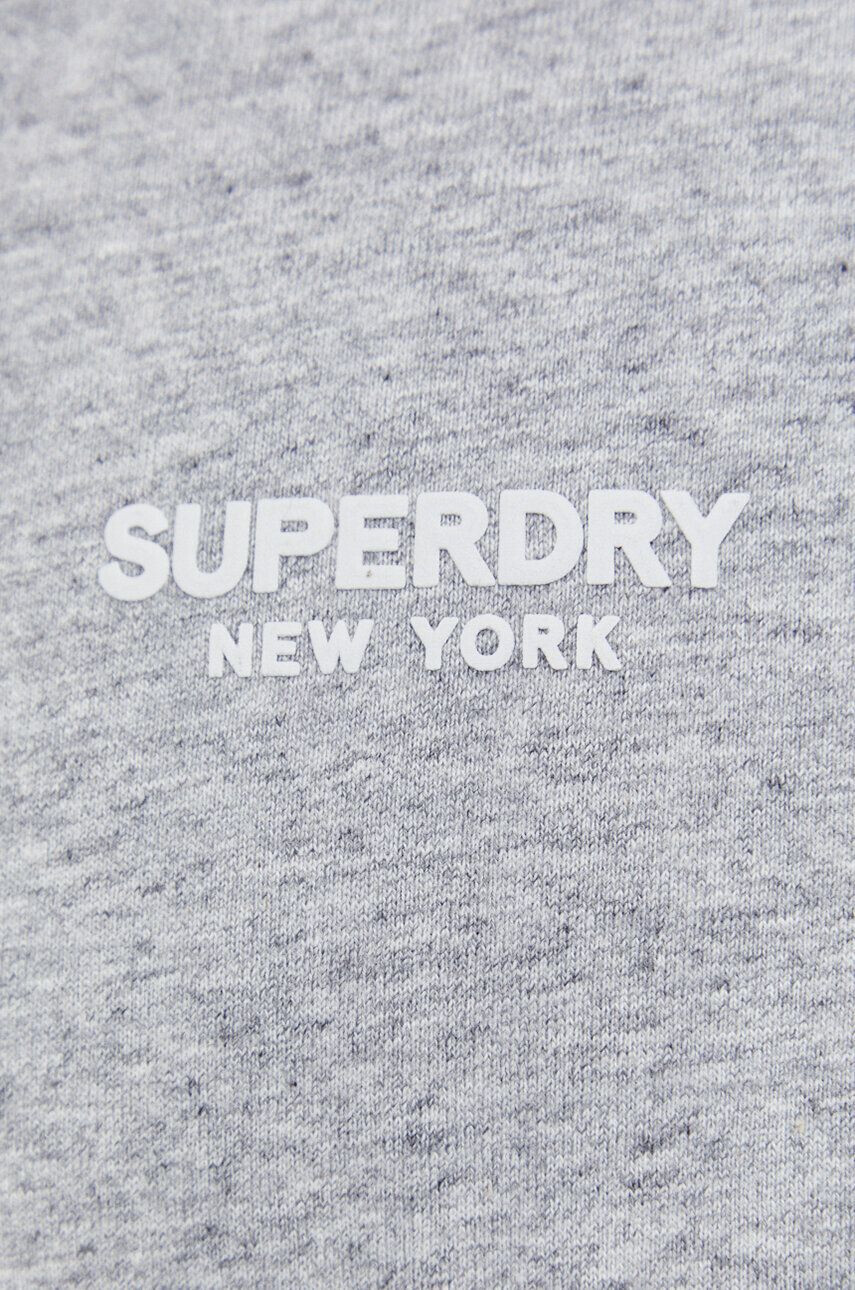 Superdry Mikina pánska šedá farba s kapucňou s potlačou - Pepit.sk